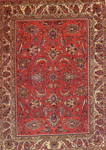 Afshan rug pattern and motifs