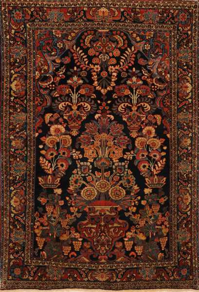 Hand Knotted Malayer Persian Rug Three deminsion