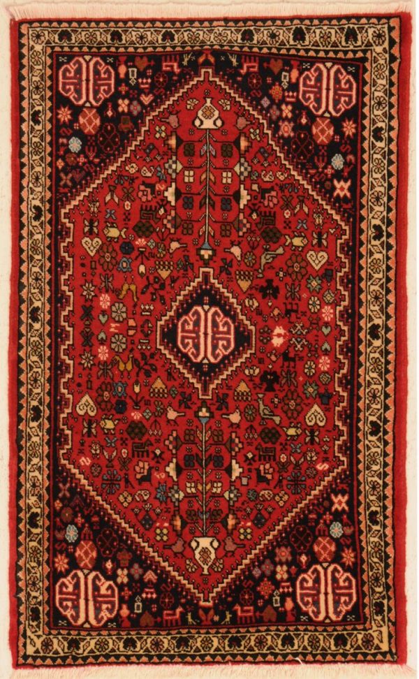 Medallion Abadeh Rug With Fine Pattern