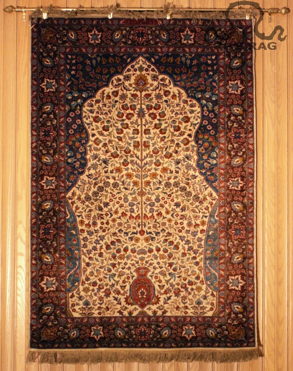 Persian Rug Hanged In The Wall