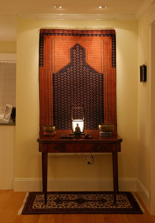 Persian Rug Hanging On The Wall