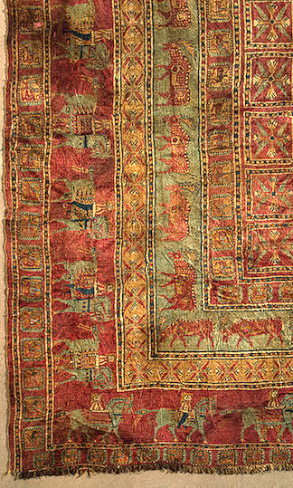 Close Up Of The The Pazyryk Rug