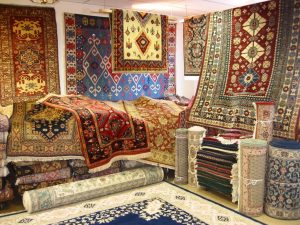 Store full of persian rugs
