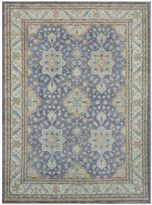 Summer rugs Peshawar with light colors and simple pattern