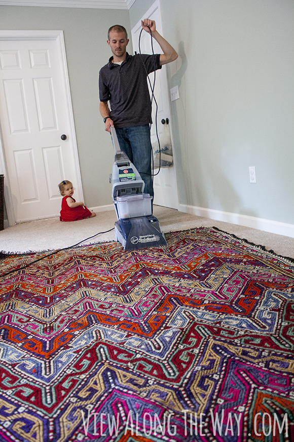 How to Clean your kilim with taking the dirt from it also vacuum both sides