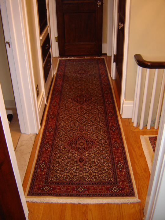 Moud Persian Rug In The Hallway