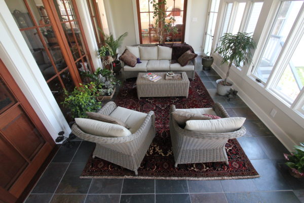 Persian Rug In The Living Area