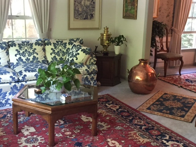 Persian Rug In The Living Room