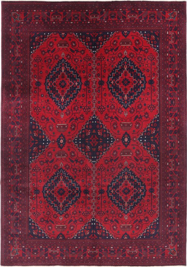 35%OFF QUALITY RED RUST Traditional Afghan Tribal Bokhara Rugs Runner 100% Wool 