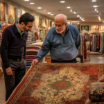 In-person Shopping of Persian Rug