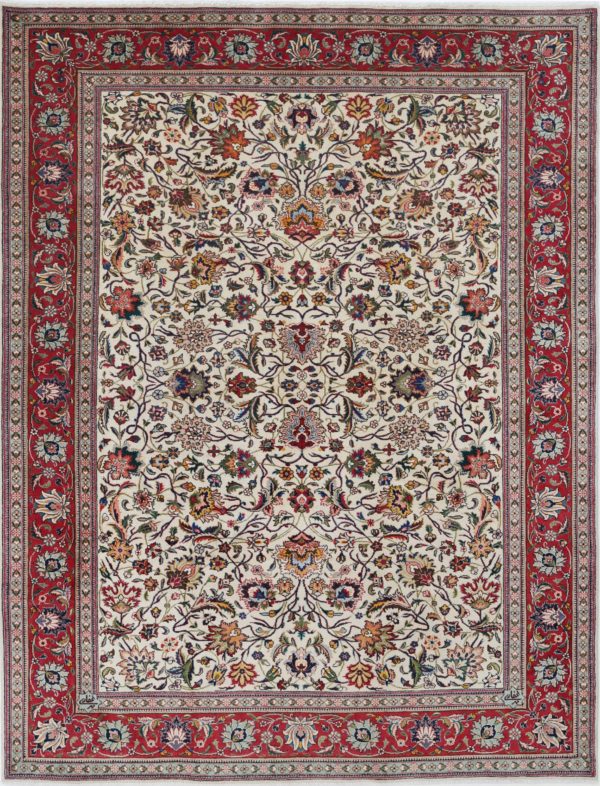 Tabriz 8′ x 10’6″ Floral Design Rug