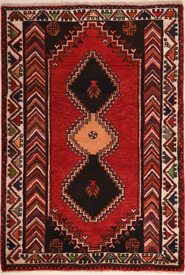 Shiraz 3’9″ x 5’4″ with 95% Wool Foundation