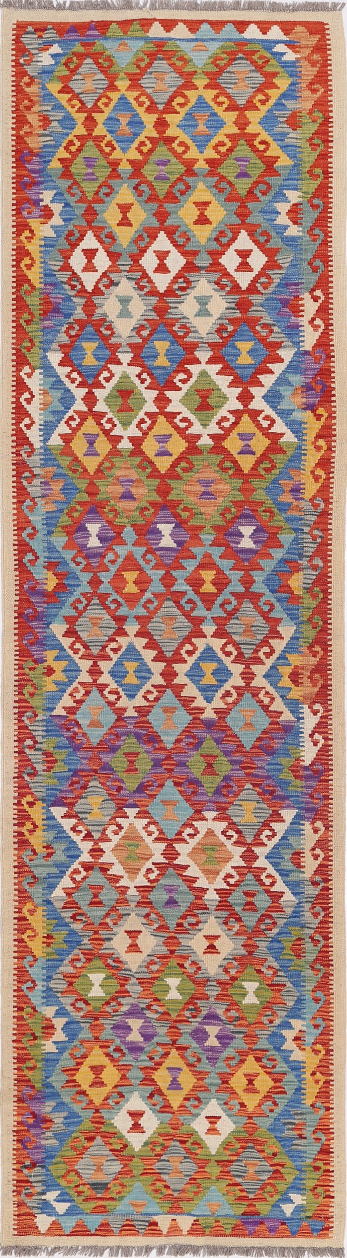 2’7″ x 9’9″ Flat Weave Kilim Rug