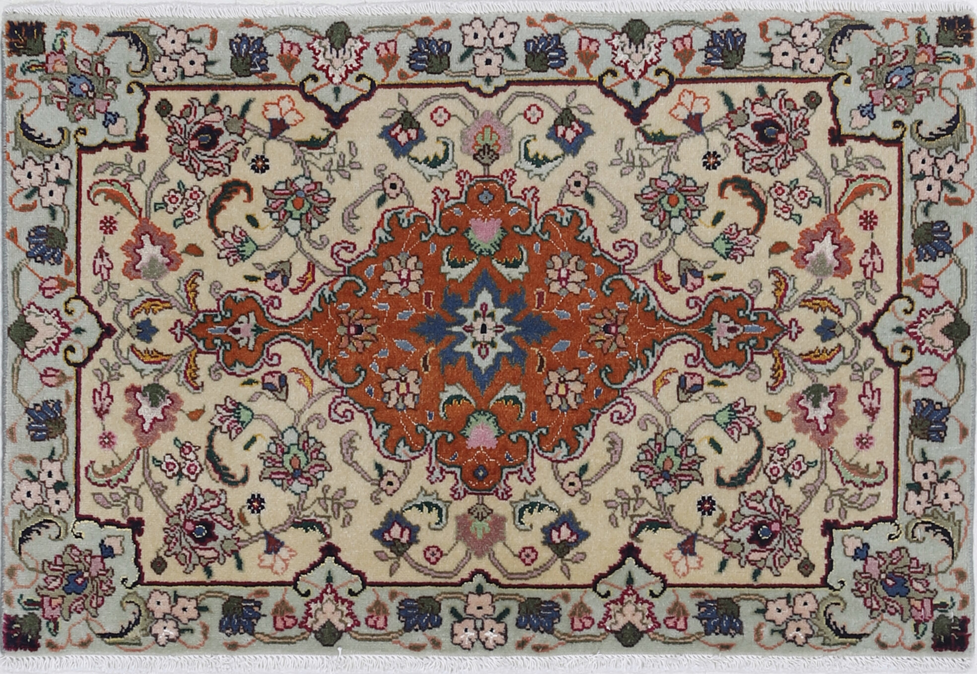 Tabriz Rug 2x3 Persian Rug Persian Tabriz Red Rectangle 2x3 Ft