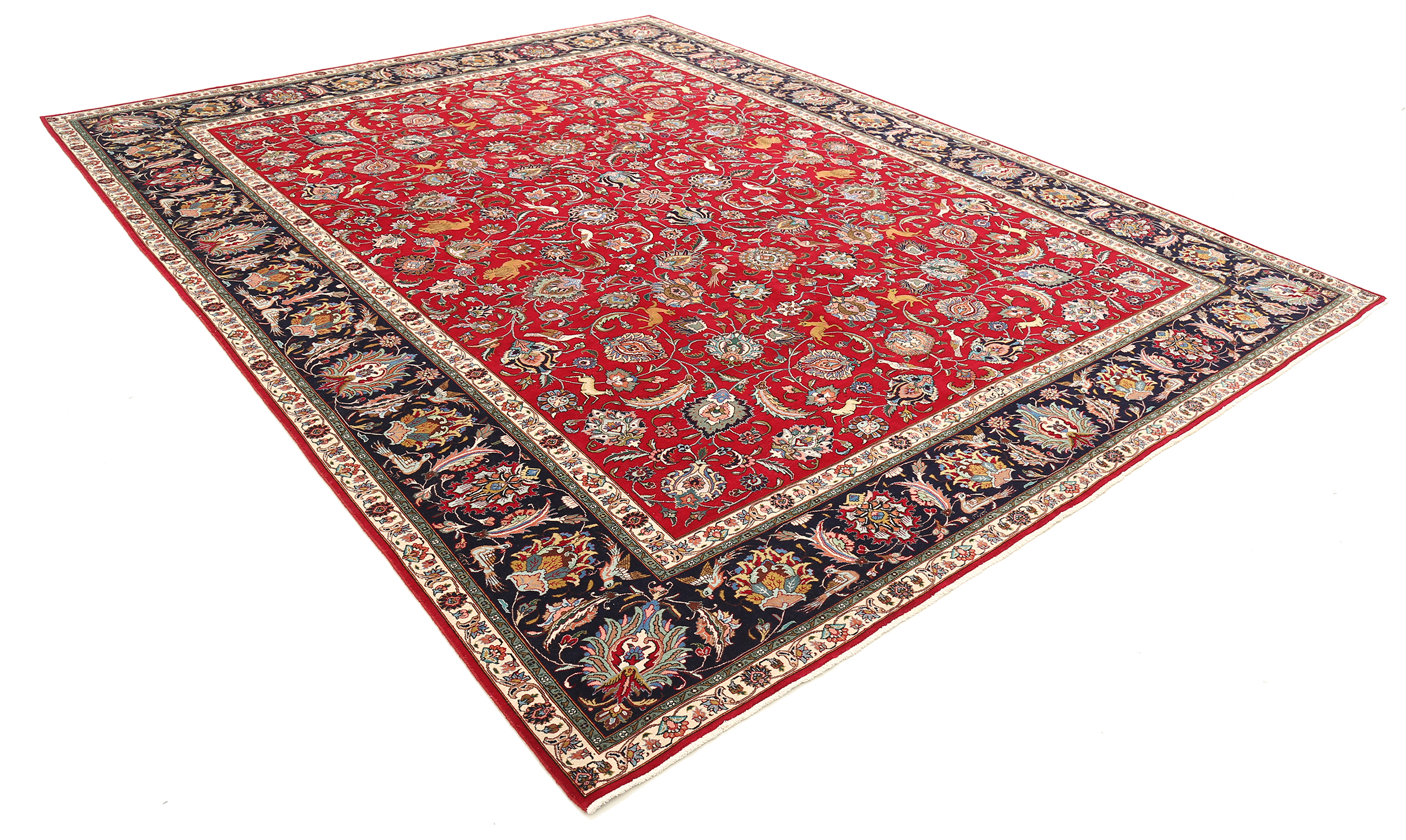 9’9″ x 12’4″ Tabriz  Authentic Persian Rug - thumbnail 7