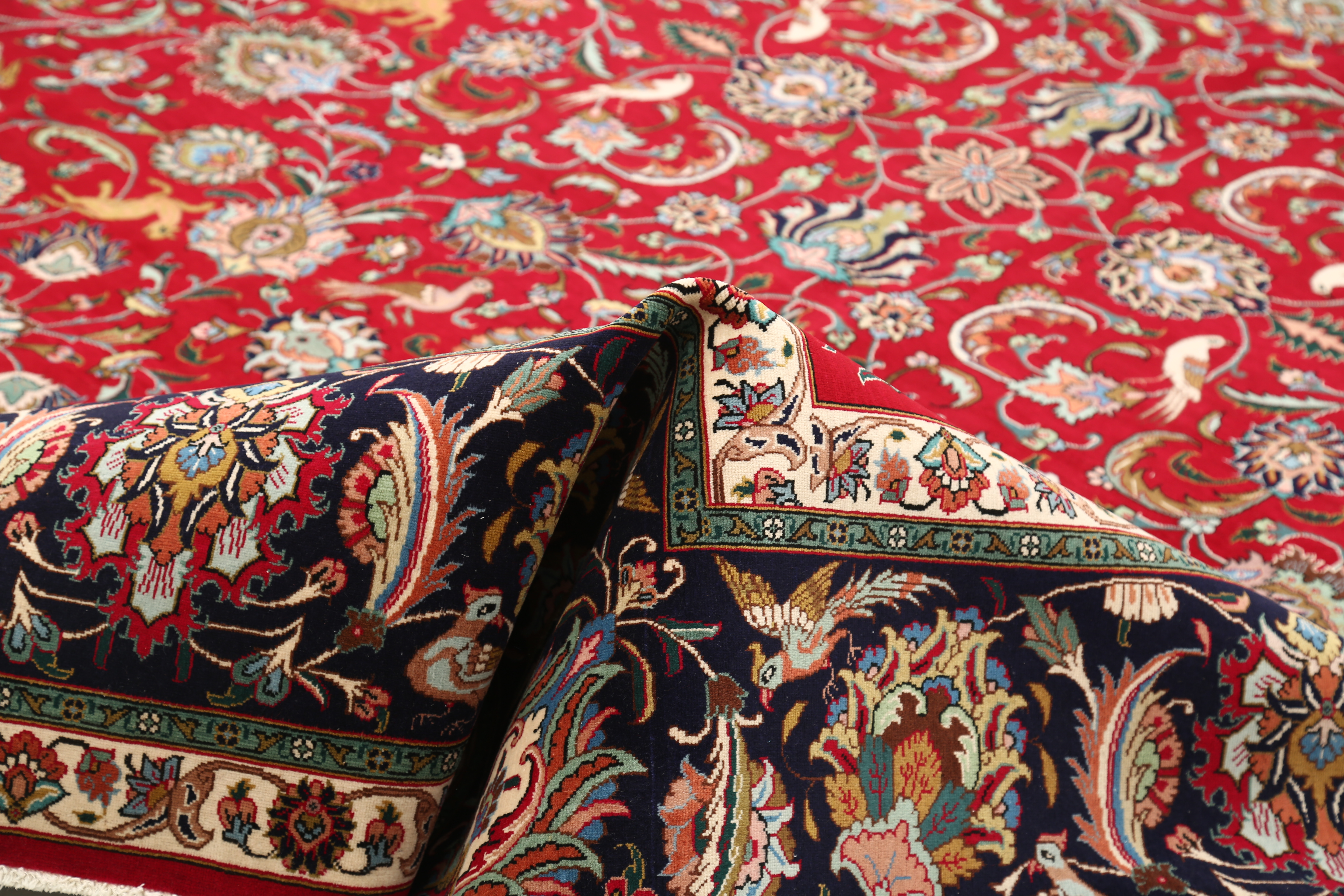 9’9″ x 12’4″ Tabriz  Authentic Persian Rug - thumbnail 4