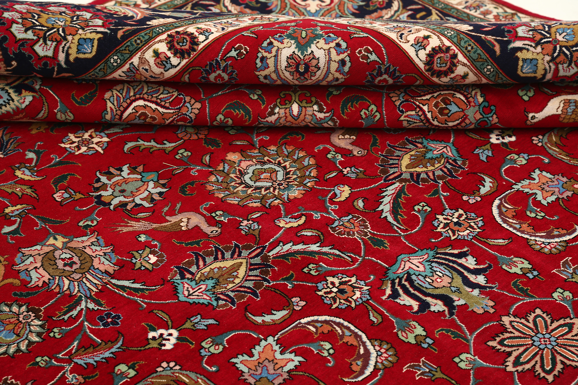 9’9″ x 12’4″ Tabriz  Authentic Persian Rug - thumbnail 3