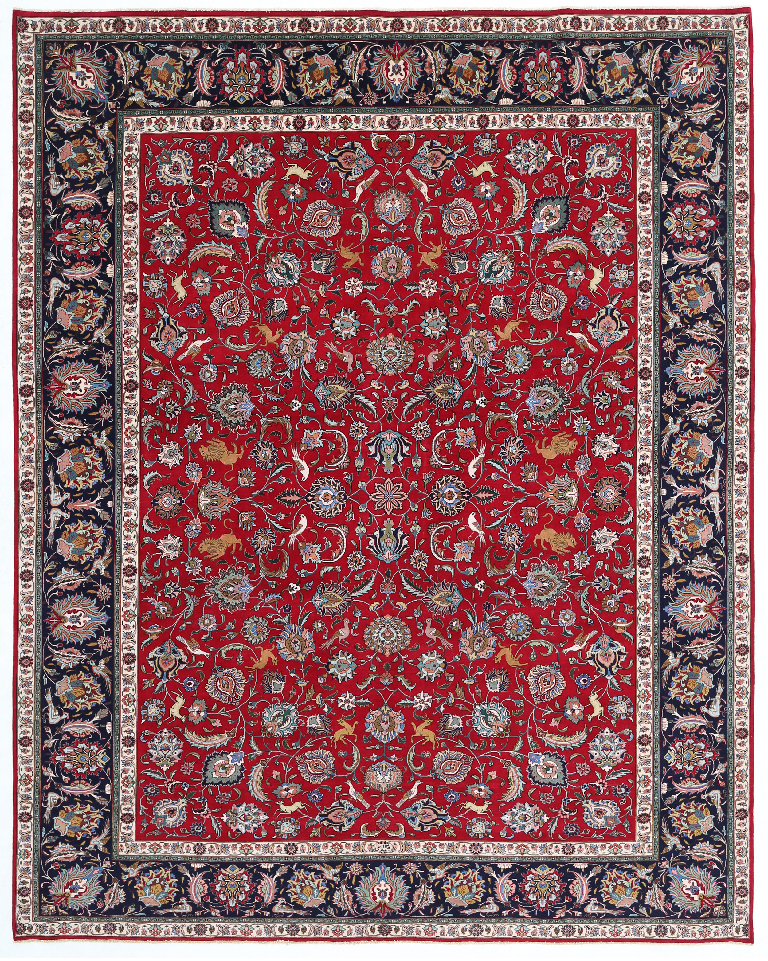 9’9″ x 12’4″ Tabriz Authentic Persian Rug
